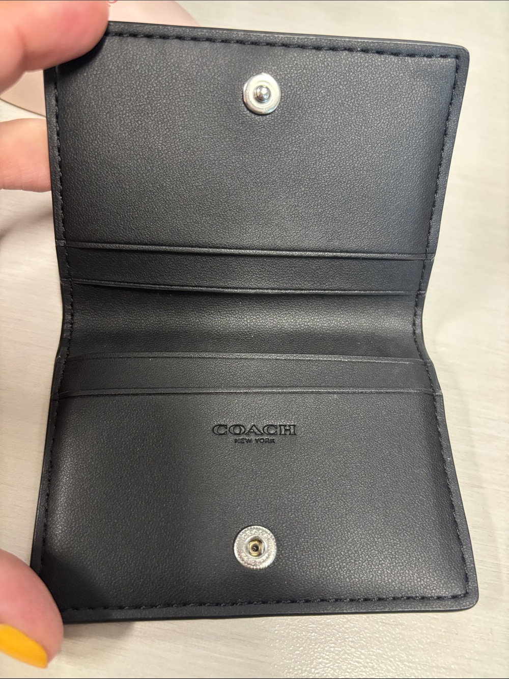COACH SET Loved Leather Carey Crossbody Bag & Matching Card Case w/Charms Wallet - Picture 7 of 16